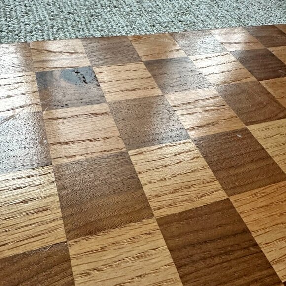 Handmade Wooden Checker Board - Picture 7 of 16